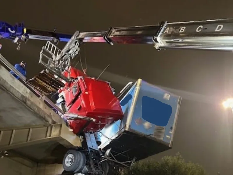 I-45 heavy towing